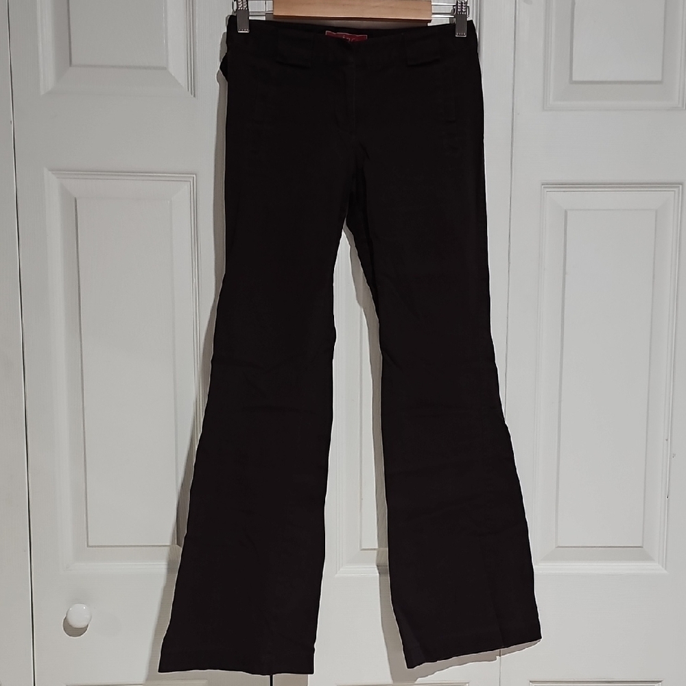 🤎 Zinc Chocolate Brown Bootcut Dress Pants Career Work Trousers Size 2